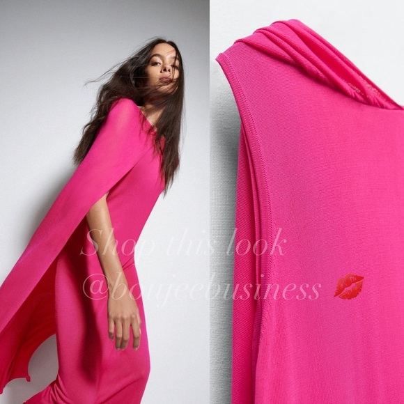 ZARA Limited Edition Dress with Cape - Picture 5 of 6